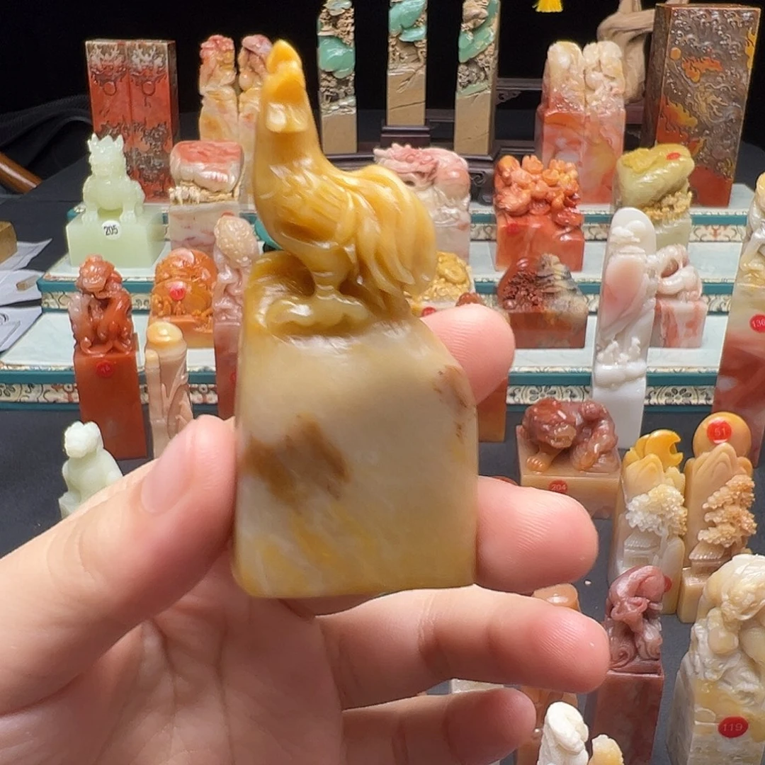 寿山石印石手工制作