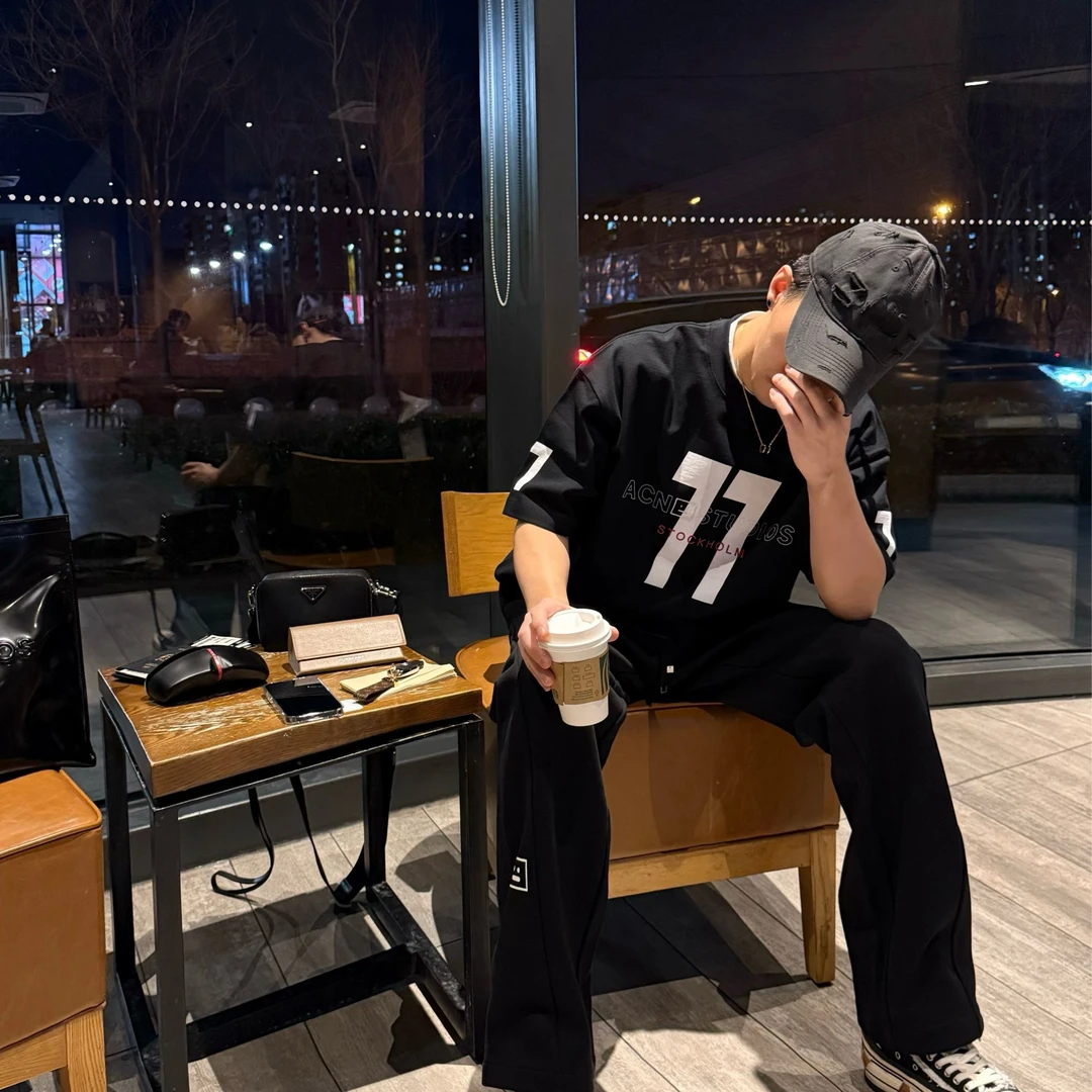 宽松【AC刺绣11号短袖】男女同款D28049