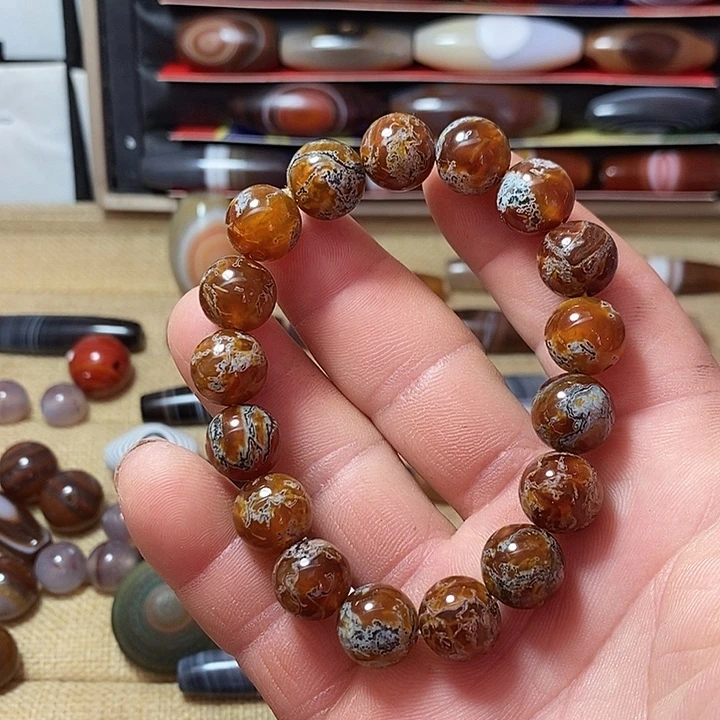 玛瑙/玉髓合金颈饰