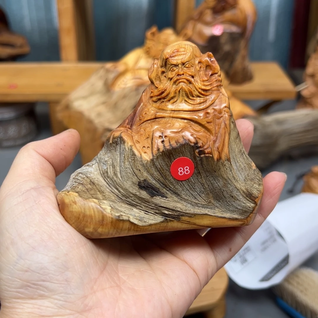 爱***孩木崖柏木摆件手把件，