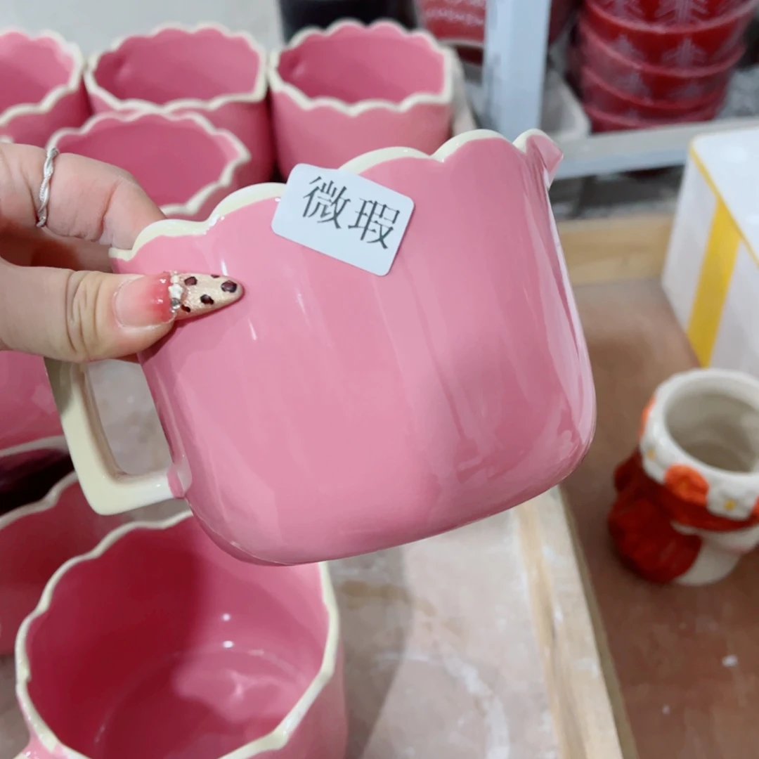 有孔，陶瓷花盆满10米包邮发货