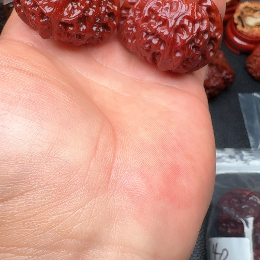 文玩核桃把件宫灯