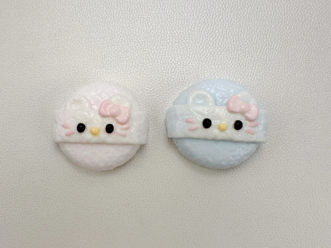 k*tty/猪猪粉扑 奶油泥慢回弹纯手工硅胶捏捏乐【默认微瑕】