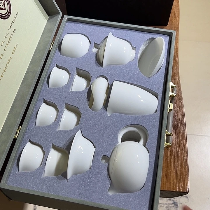陶德化白瓷礼盒套装