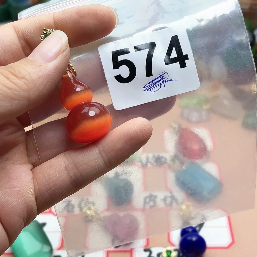 玛瑙/玉髓颈饰合金琳*