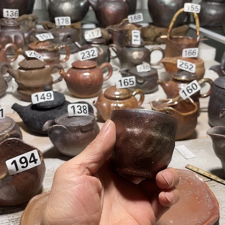 纯手工柴烧茶具精品525