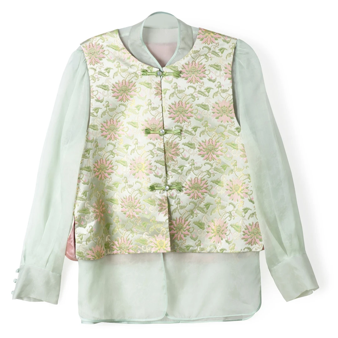 FEIYISE-春和景明薄款提花国风套装