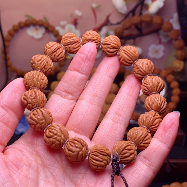 桃核手串龙纹桃核10