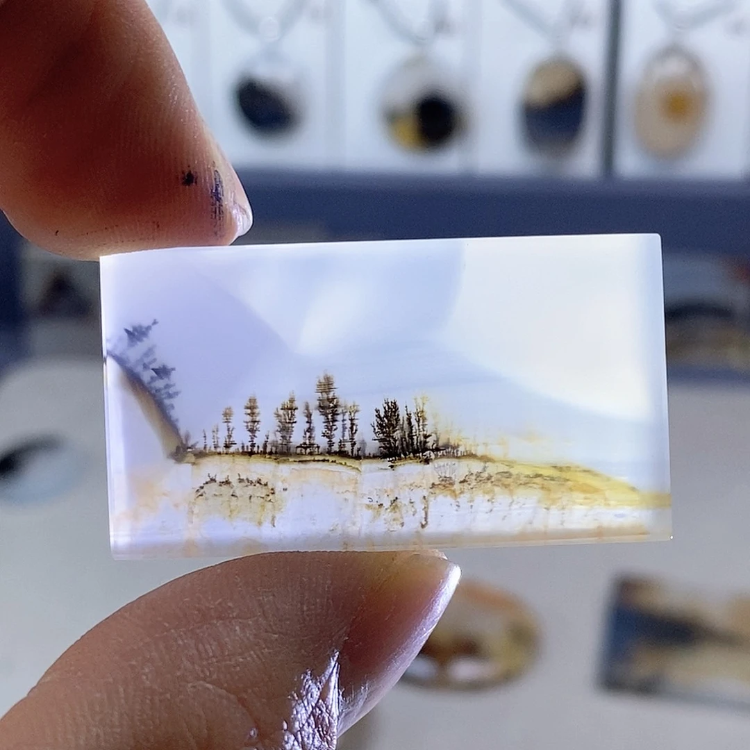 未镶嵌玛瑙/玉髓珠宝奇石如*