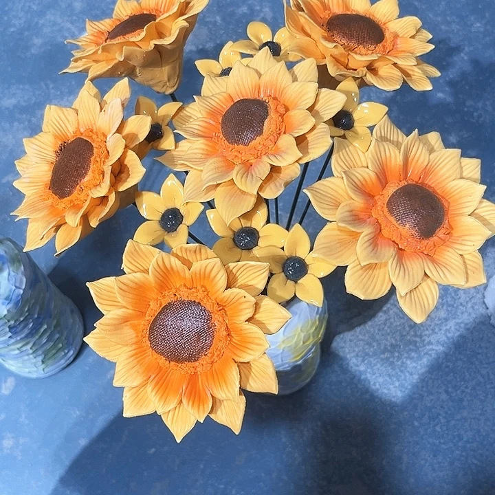 魏***正品陶瓷花花厂家直发