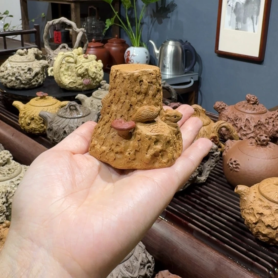 茶壶紫砂老段盖置