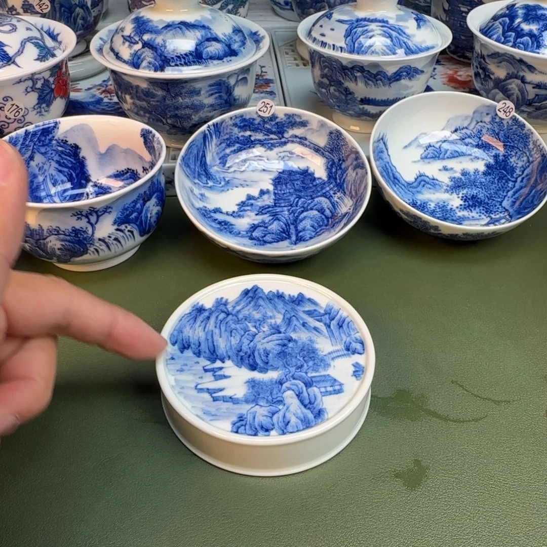 陶纯手工纯手绘茶具256