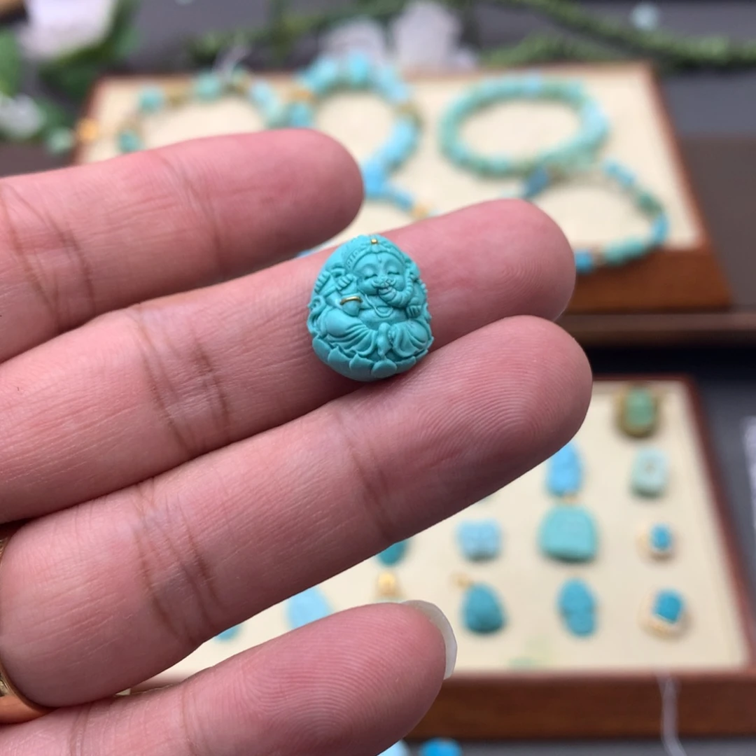 绿松石13未镶嵌配饰