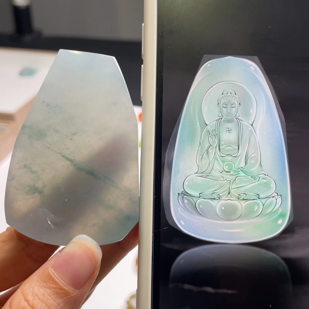 定制翡翠未镶嵌包工