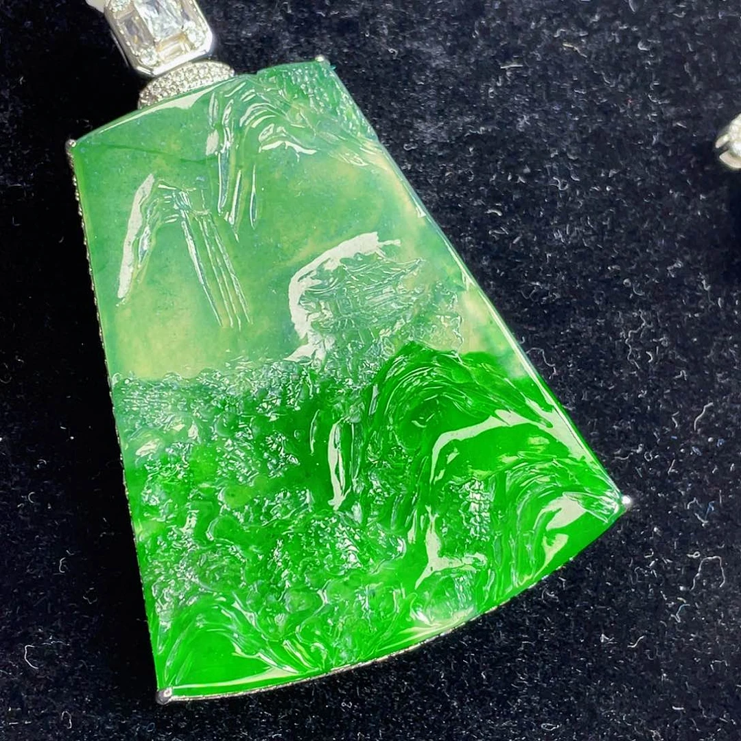 翡翠吊坠(不含链)未镶嵌