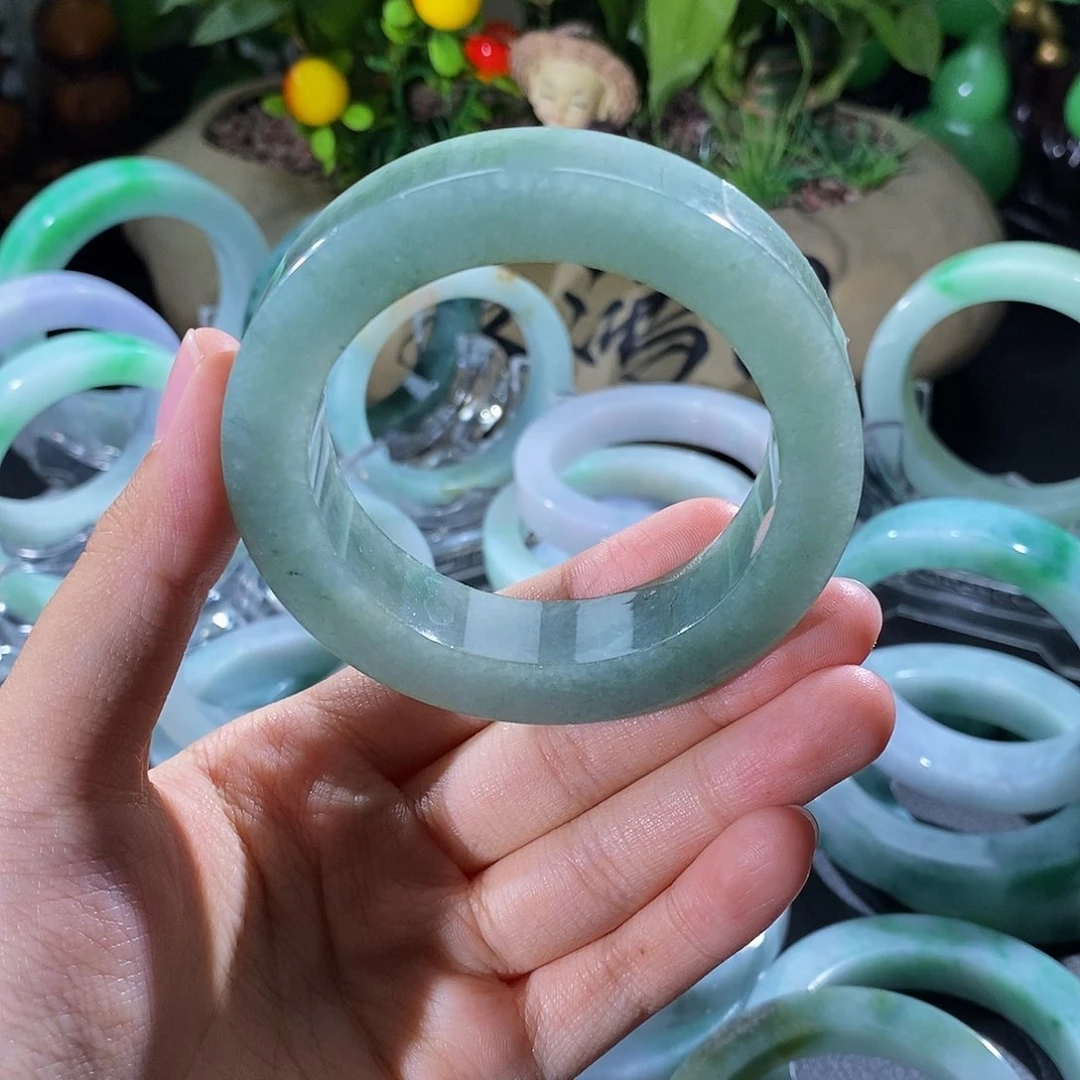 未镶嵌57定制翡翠糊*