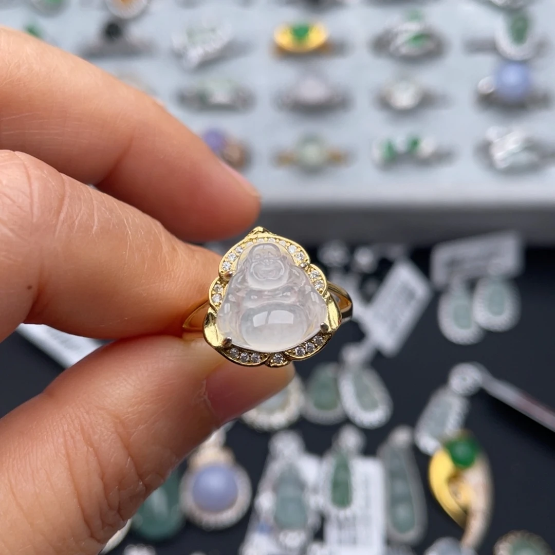 翡翠银S925镶嵌颈饰