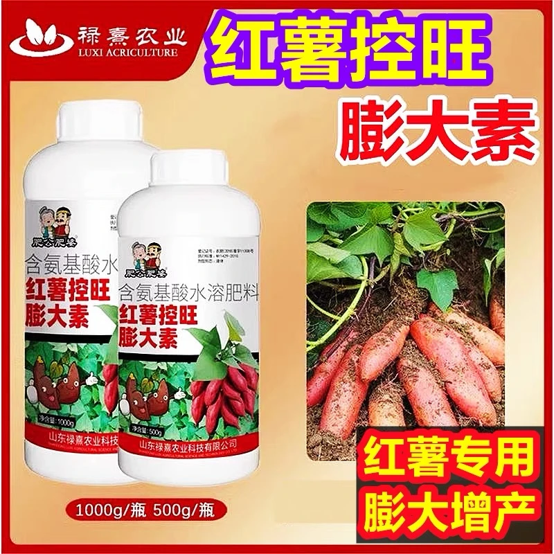 肥公肥婆红薯控旺膨大素地下根茎剂增产防裂果专用氨基酸水溶肥