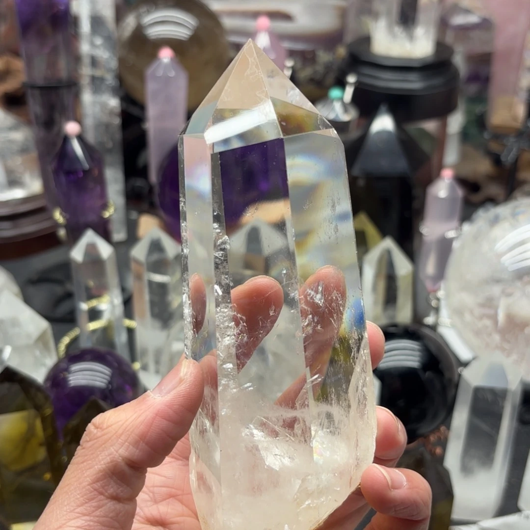 水晶摆件未镶嵌熙*?
