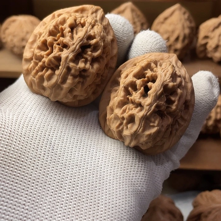 吊坠文玩核桃凤凰台狮子头42