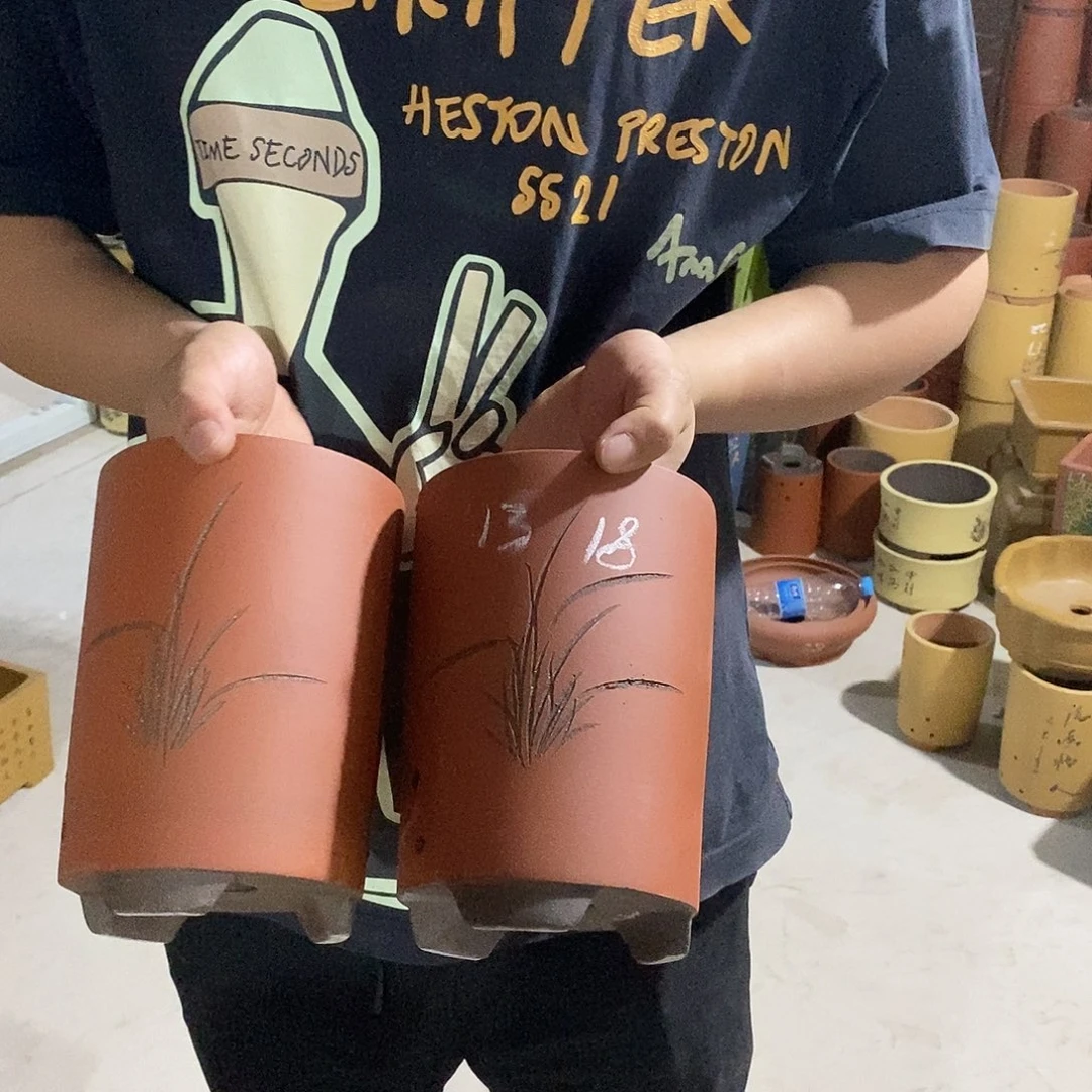 紫砂花盆紫砂花盆