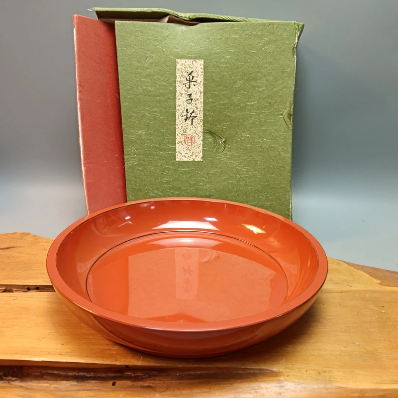 445号木制象颜果子盘