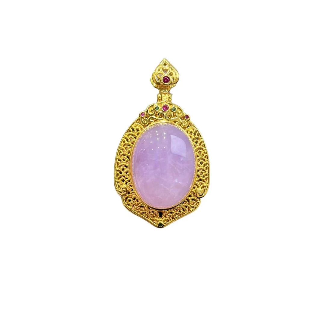 超七紫水晶吊坠（不带链） A28-139