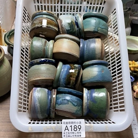 紫砂花盆189微瑕品口径5到5.5左右