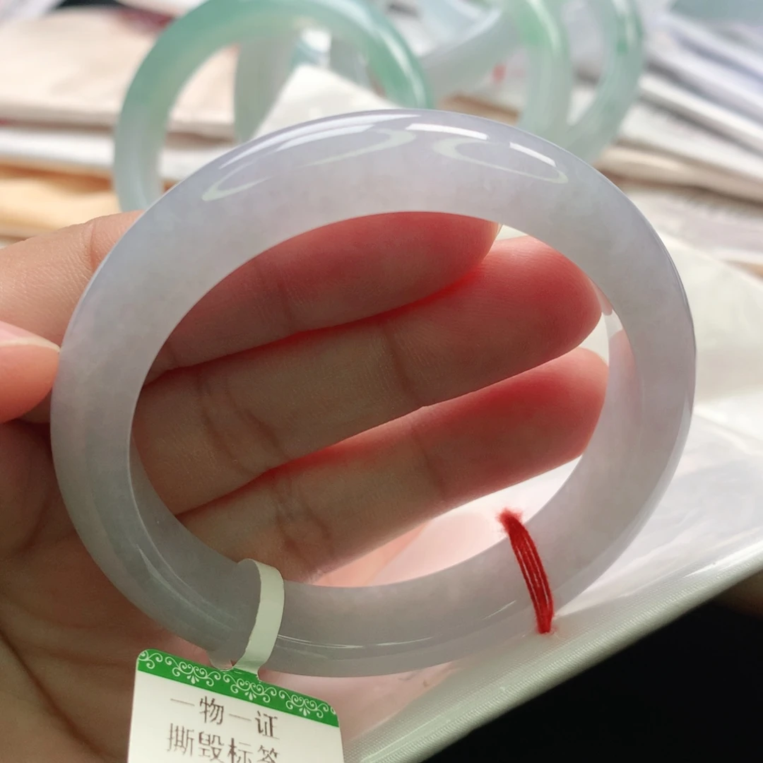 翡翠未镶嵌手镯缅甸52