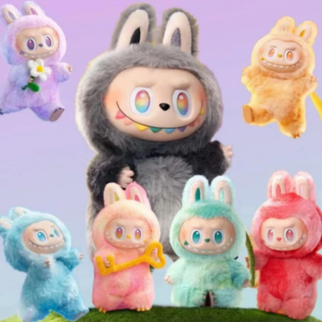 Labubu指定款拉不拉不新品三代玩偶娃娃磨绒玩具