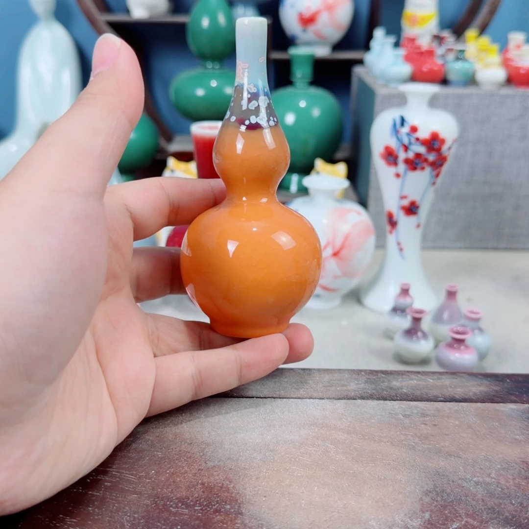 陶瓷手工小花器摆件