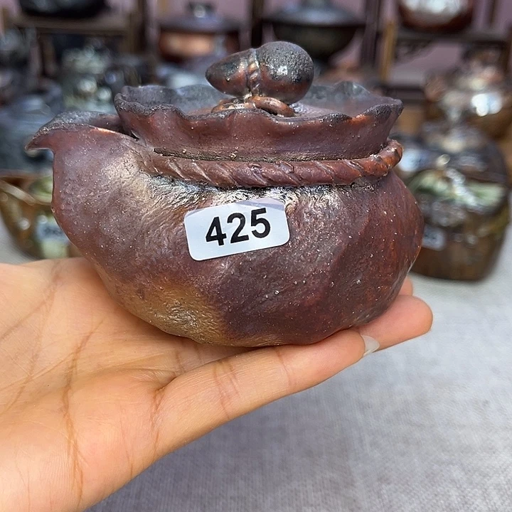 裸柴烧陶瓷手工茶器