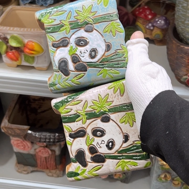 粗陶材质多肉花盆