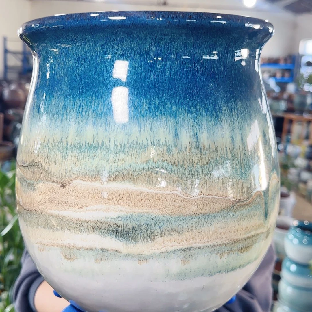 花盆紫砂高25口22