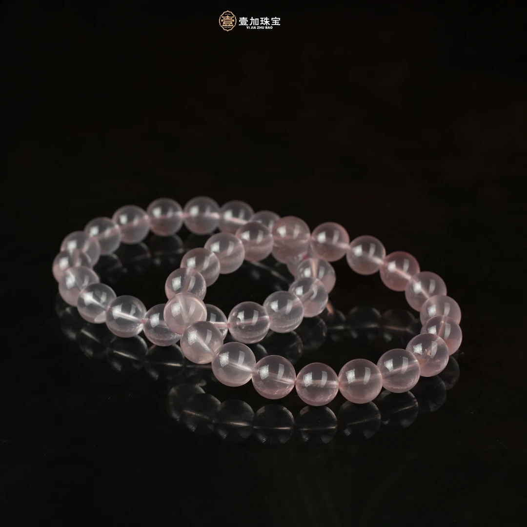 壹加师姐｜手工设计粉晶手串多样性发一#200