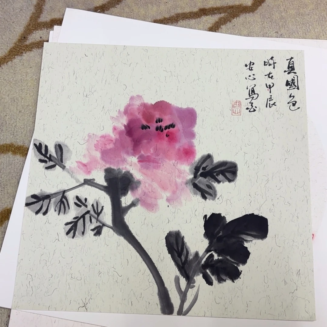 国画国画老师作品刘