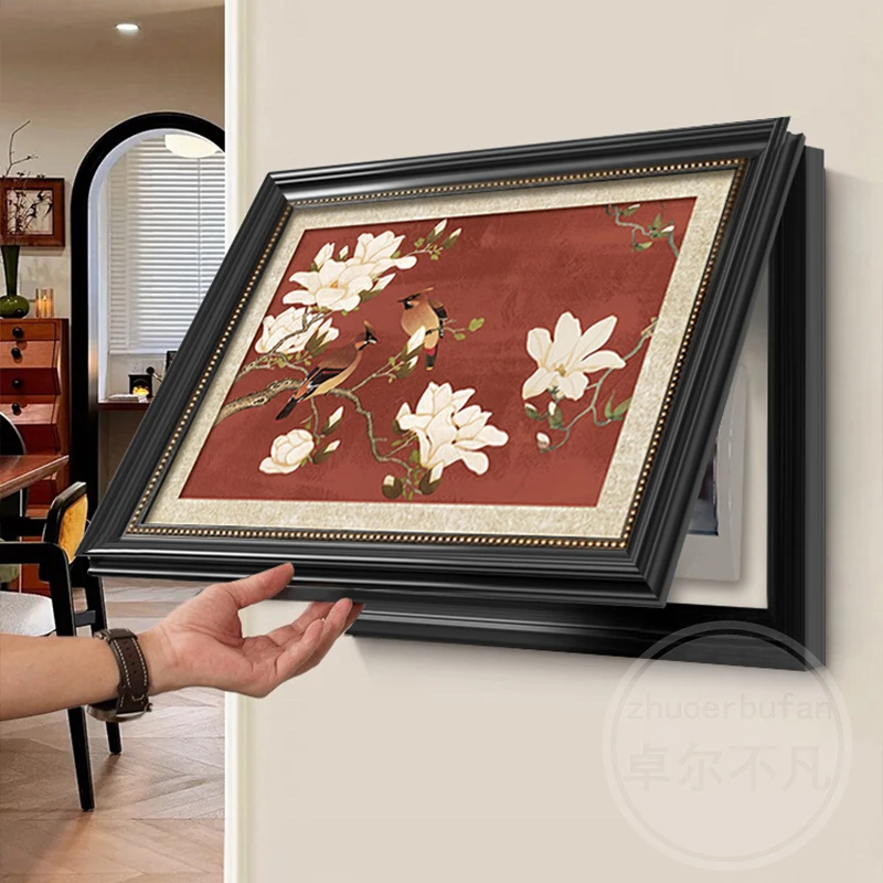 中古风电表箱装饰画2025新款遮挡配电箱电闸盒挂画电箱遮挡装饰画