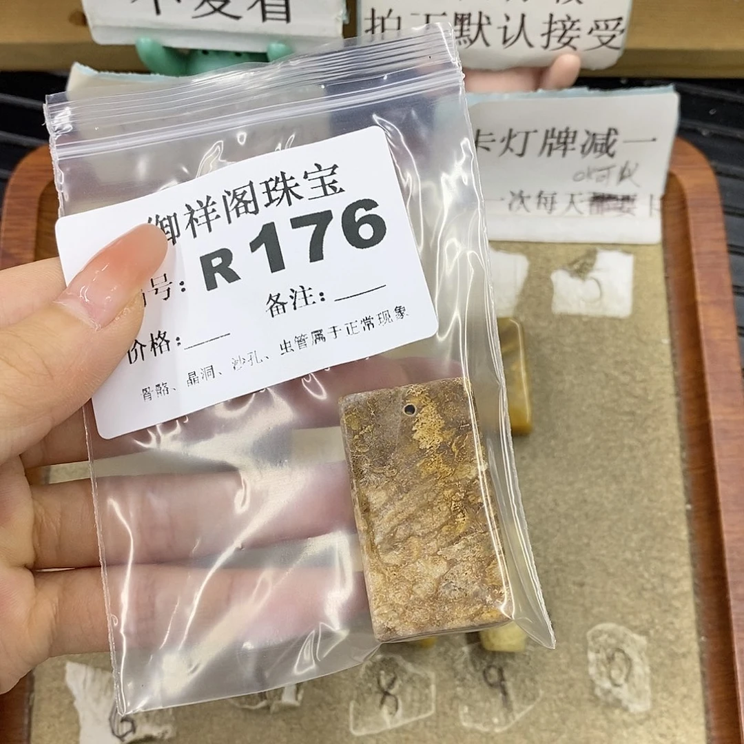 硅化珊瑚（珊瑚玉）未镶嵌颈饰蜜*欢