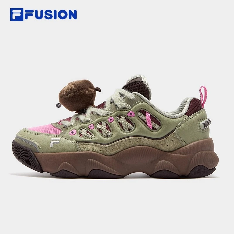 FILA FUSION斐乐潮牌HALLOWEEN复古篮球鞋女2025冬款T12W543213F