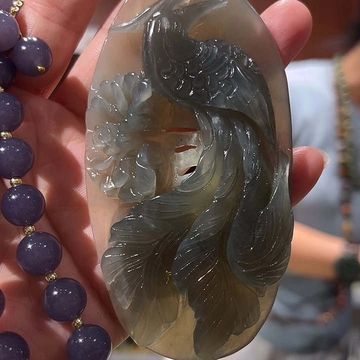 岫玉未镶嵌毛衣链