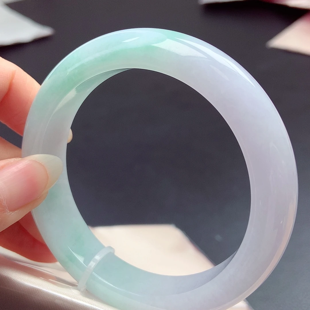 翡翠未镶嵌手镯58.8圈口