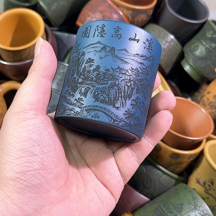 茶杯紫砂全手工紫砂主人杯