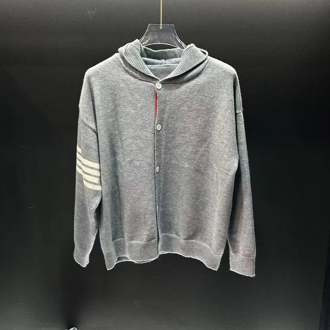 男款开衫款春秋针织可水洗厚款480g针织衫不起球