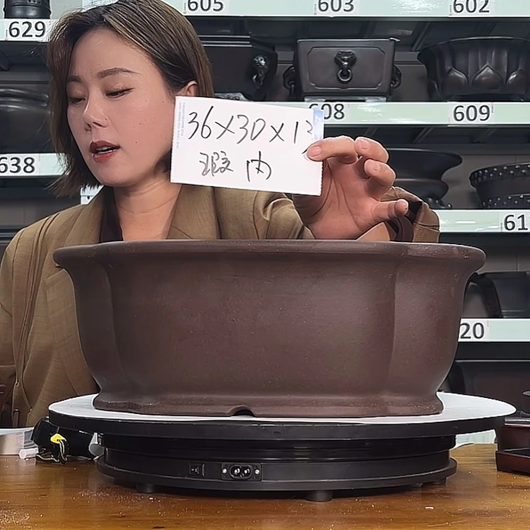 紫砂花盆宜兴紫砂12号