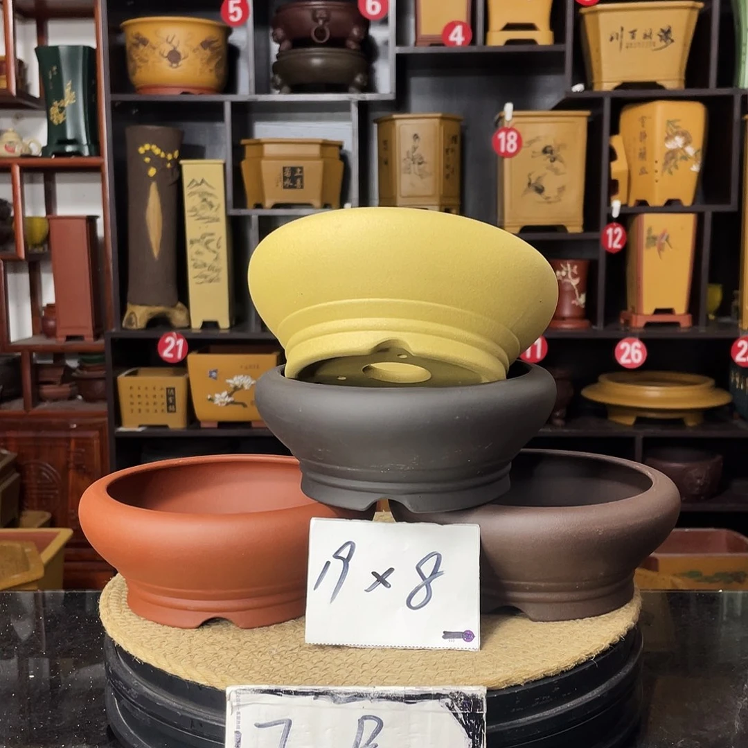 紫砂D-婉秋紫砂花盆