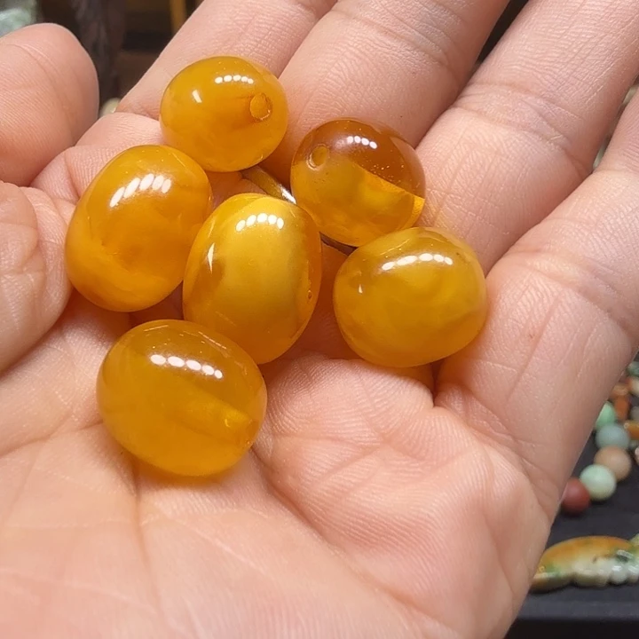 未镶嵌琥珀裸石琥珀珠子