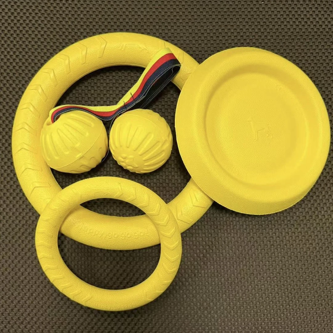狗狗训练飞盘狗玩具耐咬磨牙边牧金毛柯基狗狗训练球专用大型犬