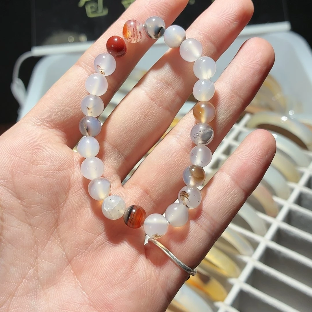 欧****玛瑙/玉髓未镶嵌手链