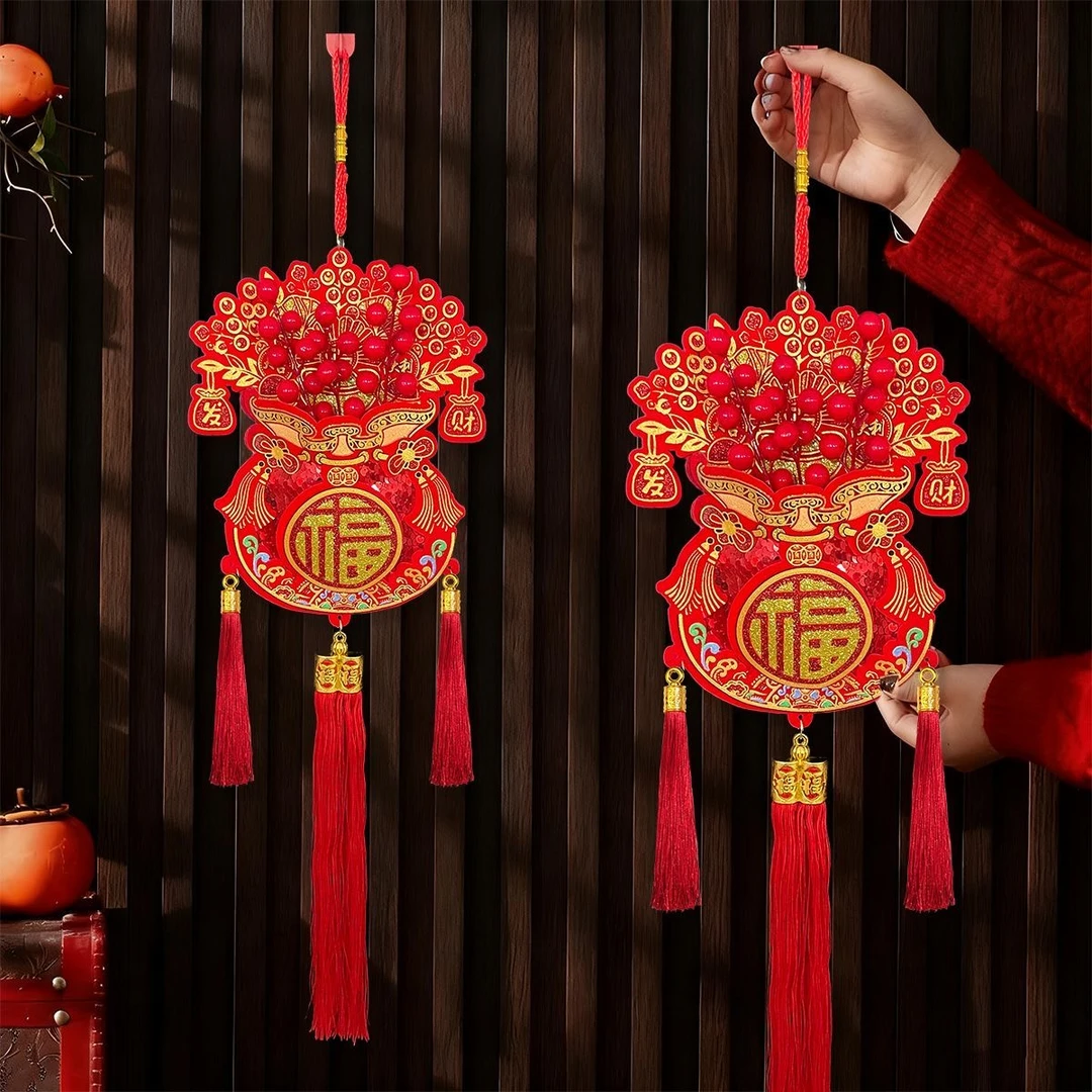 工厂福利】红果福袋装饰挂件乔迁装扮用品中式客厅挂饰过新年布置