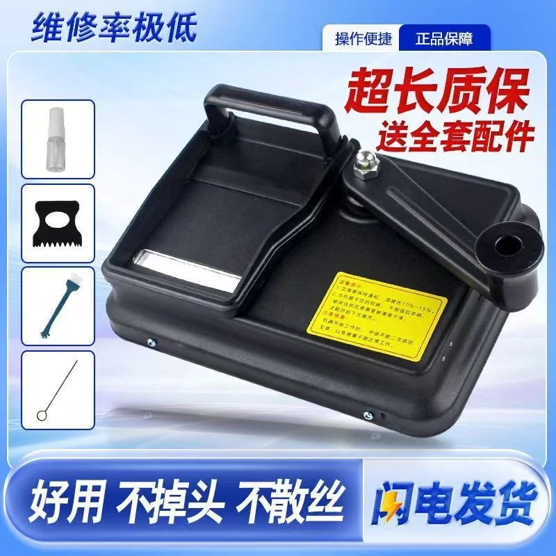 新款家用手摇卷烟器耐用粗细自动全套填烟器不锈钢双轨道卷烟机